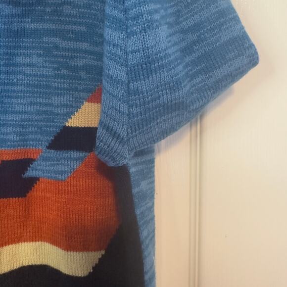 Vintage Medalist Men’s Store Full-Zip Sweater Size L Geometric 70s 80s Grandpa - Picture 5 of 6